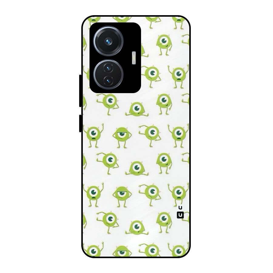 Crazy Green Maniac Metal Back Case for iQOO Z6 44W