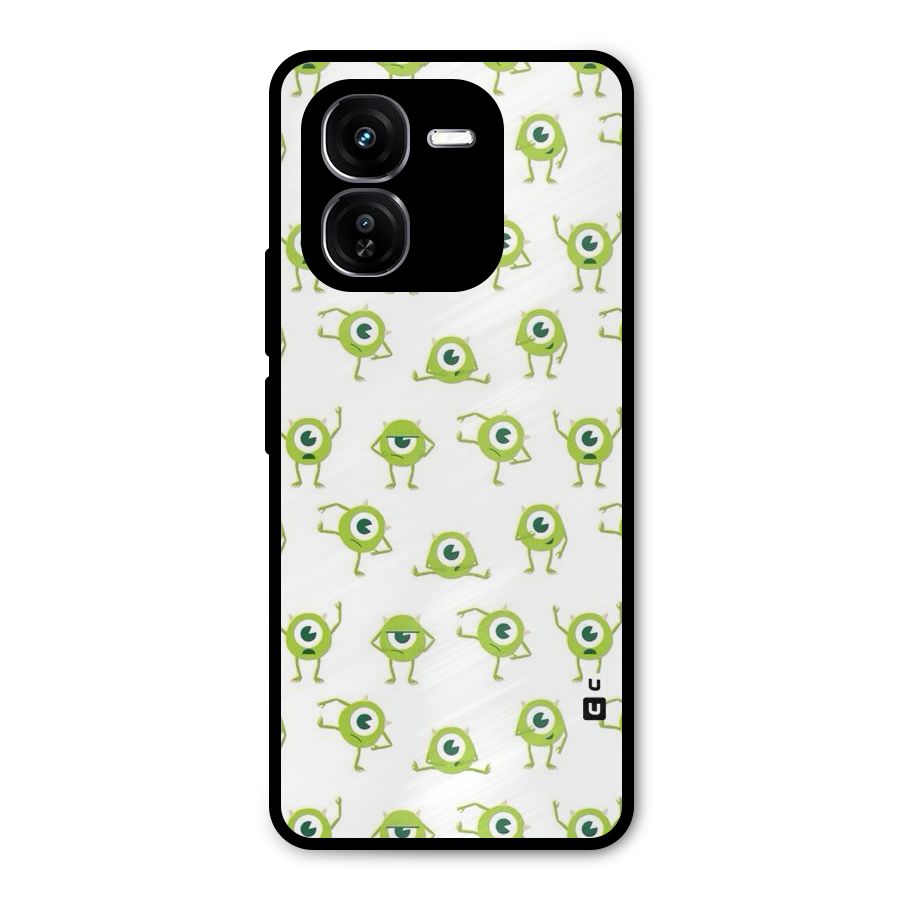 Crazy Green Maniac Metal Back Case for iQOO Z9x