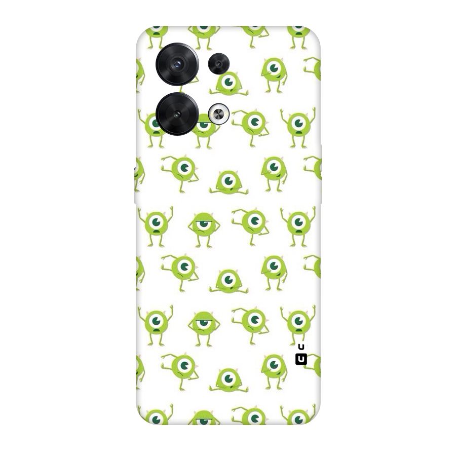 Crazy Green Maniac Original Polycarbonate Back Case for Oppo Reno8 5G