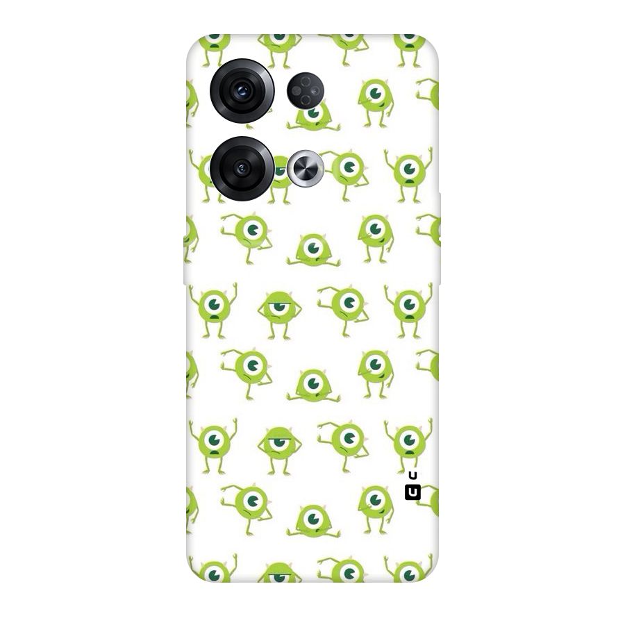 Crazy Green Maniac Original Polycarbonate Back Case for Oppo Reno8 Pro 5G