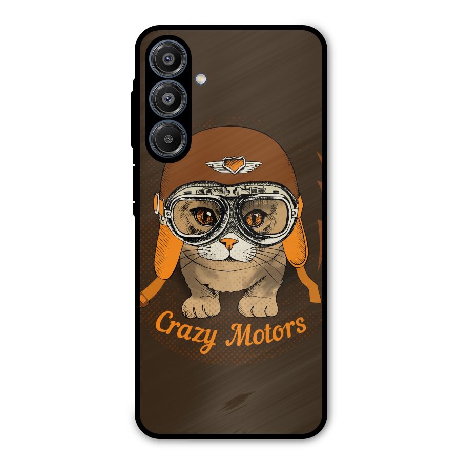 Crazy cat Metal Back Case for Galaxy A16 5G