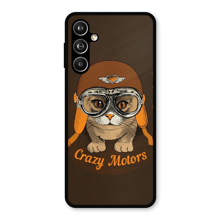 Crazy cat Metal Back Case for Galaxy F54