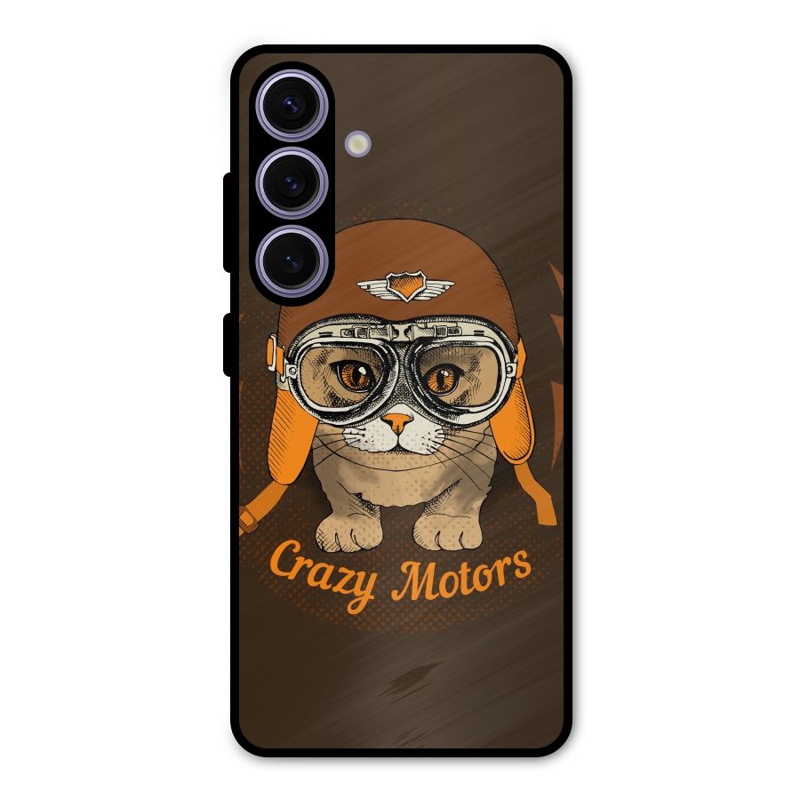 Crazy cat Metal Back Case for Galaxy S24
