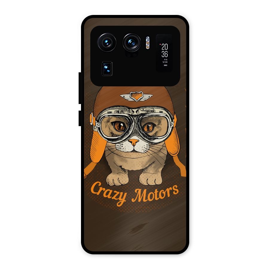 Crazy cat Metal Back Case for Mi 11 Ultra