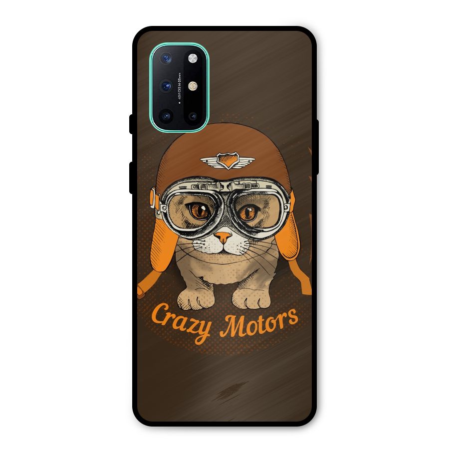Crazy cat Metal Back Case for OnePlus 8T