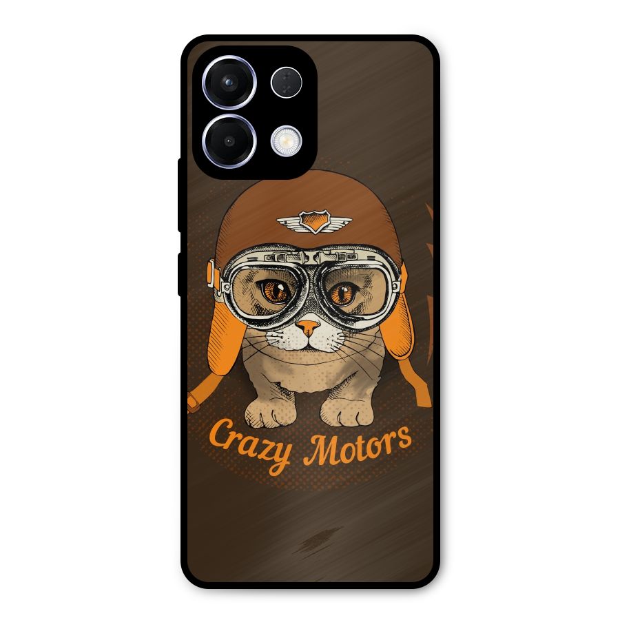 Crazy cat Metal Back Case for Oppo K13