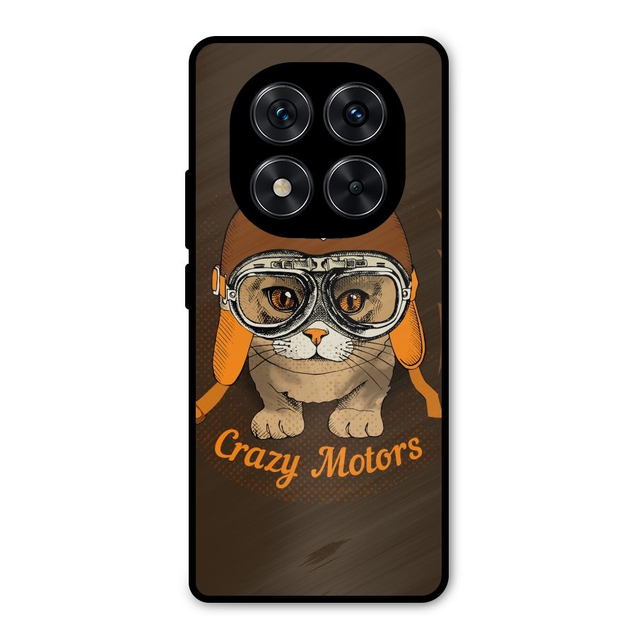 Crazy cat Metal Back Case for Poco X7