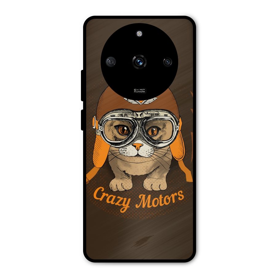 Crazy cat Metal Back Case for Realme Narzo 60 5G