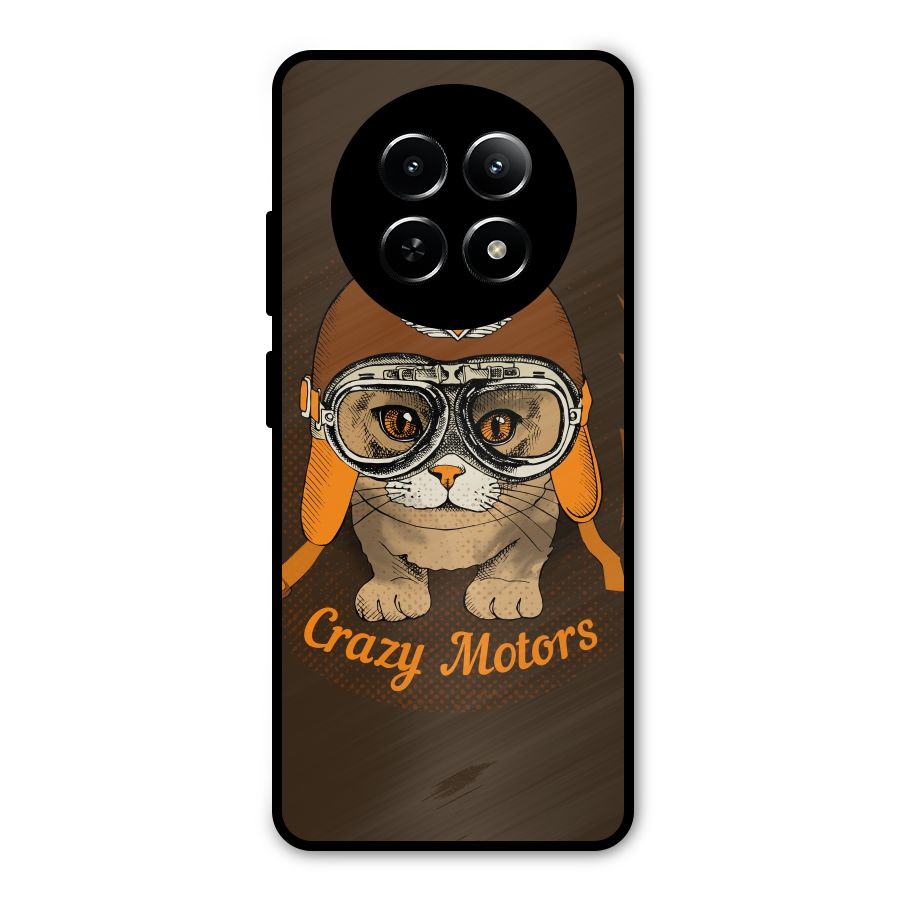 Crazy cat Metal Back Case for Realme Narzo N65