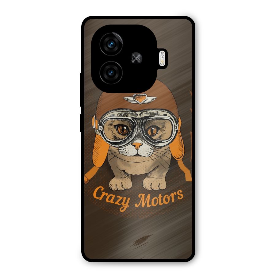 Crazy cat Metal Back Case for iQOO Neo 10R