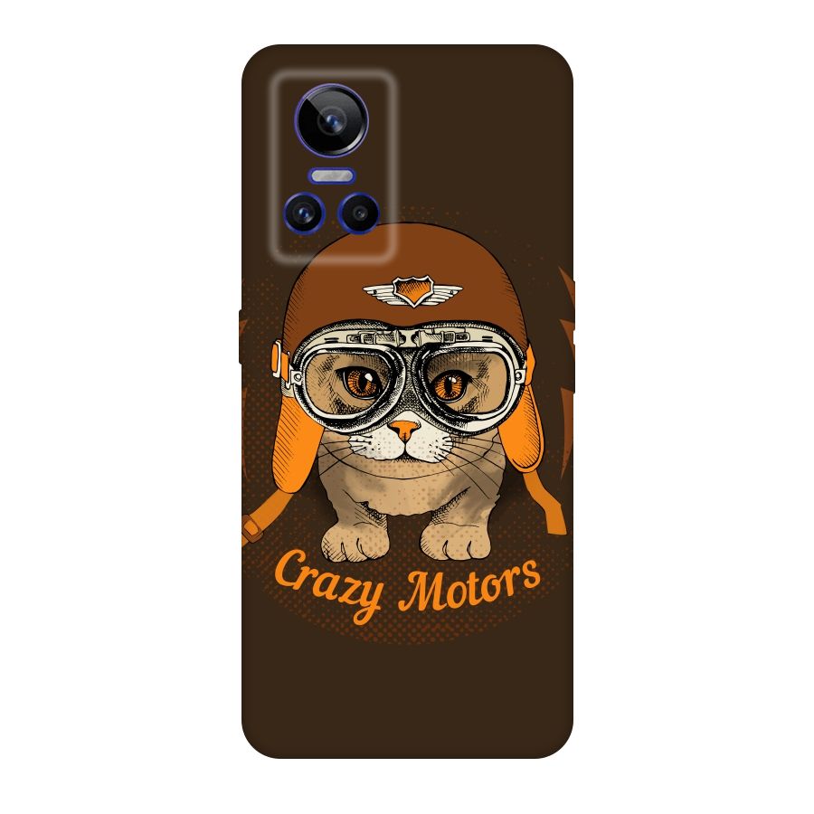 Crazy cat Original Polycarbonate Back Case for Realme GT Neo 3