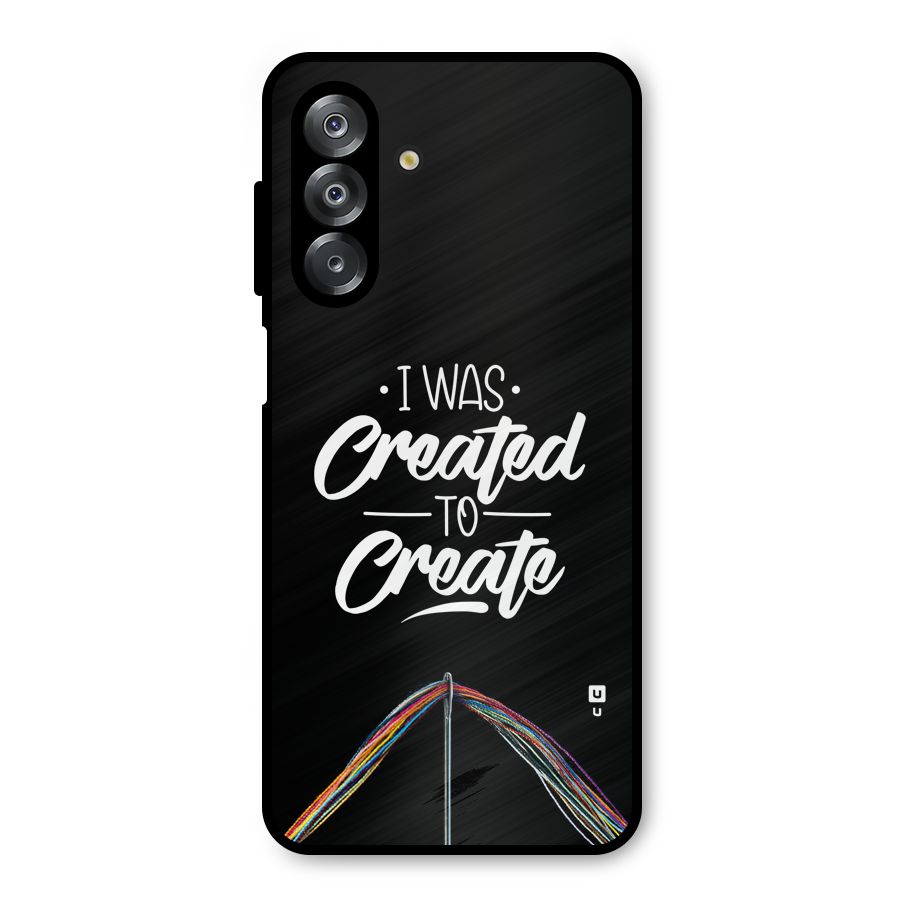 Created to Create Metal Back Case for Galaxy A26