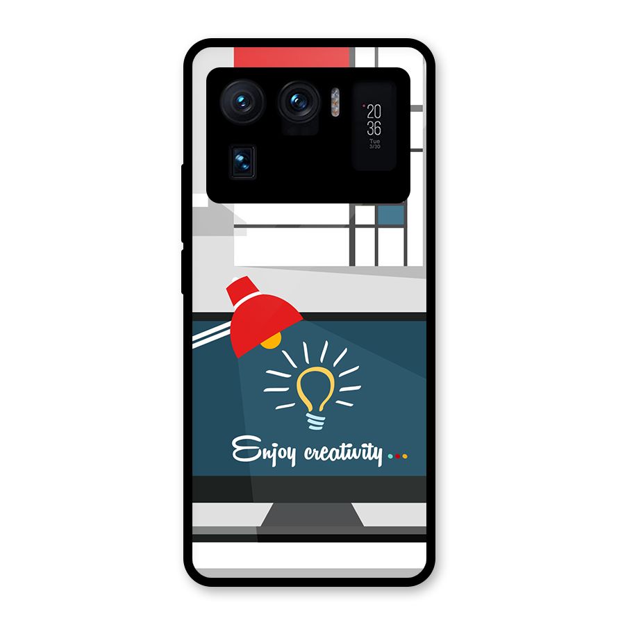Creative Workspace Design Glass Back Case for Mi 11 Ultra