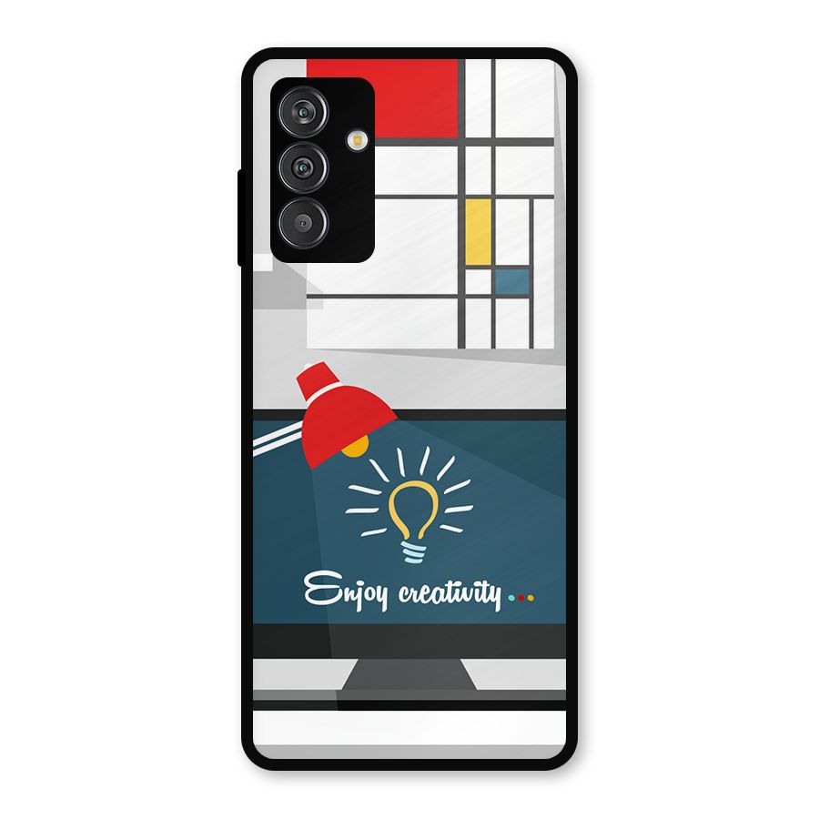 Creative Workspace Design Metal Back Case for Galaxy F13