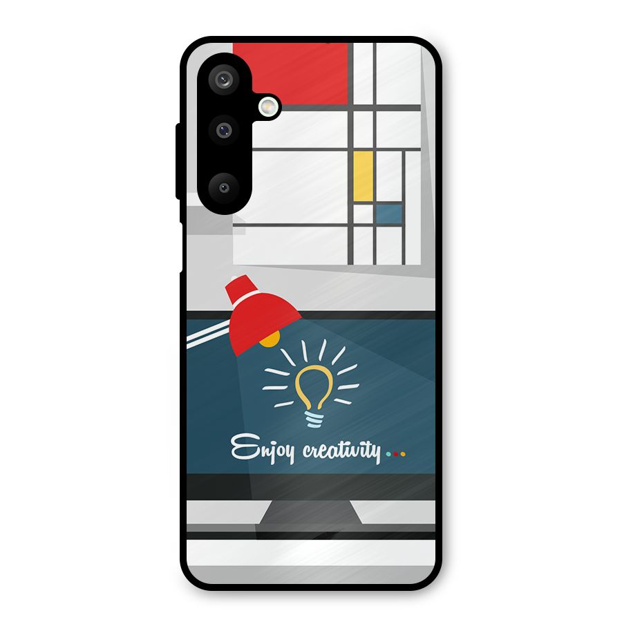 Creative Workspace Design Metal Back Case for Galaxy M16