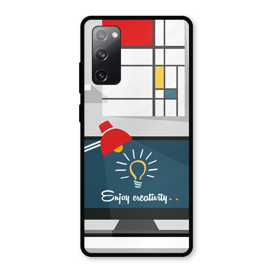 Creative Workspace Design Metal Back Case for Galaxy S20 FE 5G