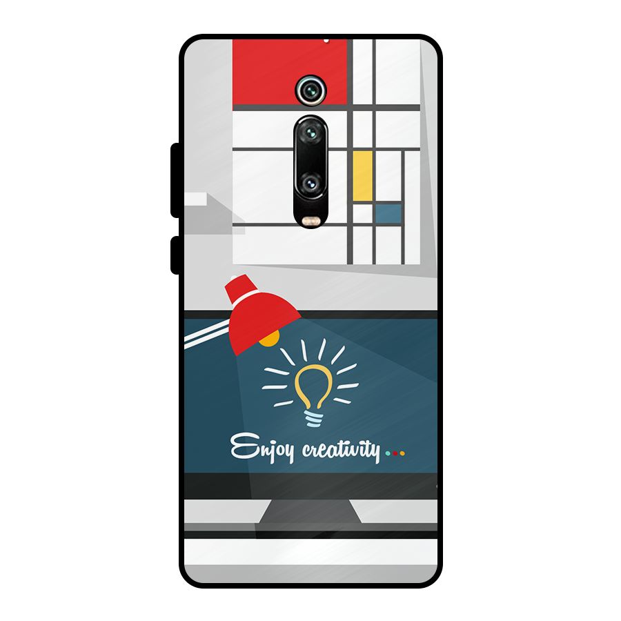 Creative Workspace Design Metal Back Case for Redmi K20