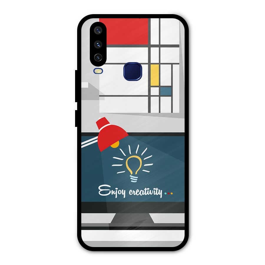 Creative Workspace Design Metal Back Case for Vivo V17
