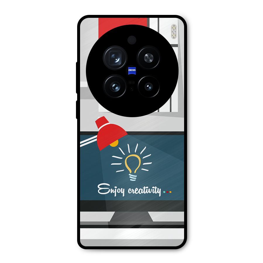 Creative Workspace Design Metal Back Case for Vivo X200 Pro