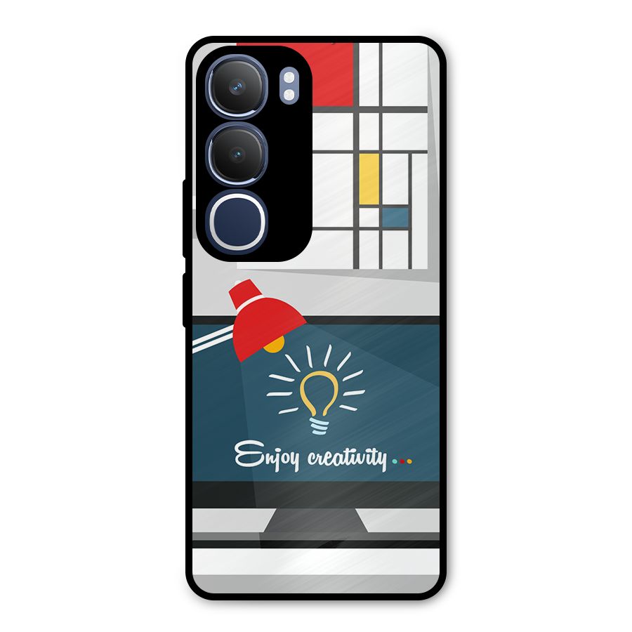 Creative Workspace Design Metal Back Case for Vivo Y29