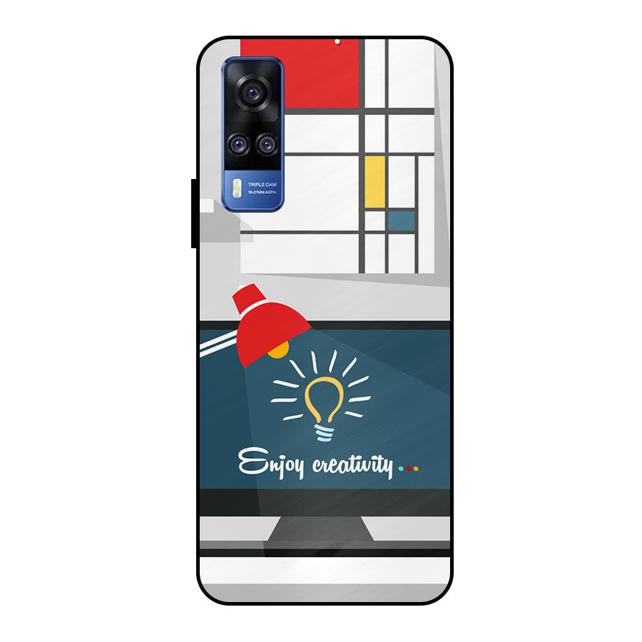Creative Workspace Design Metal Back Case for Vivo Y51