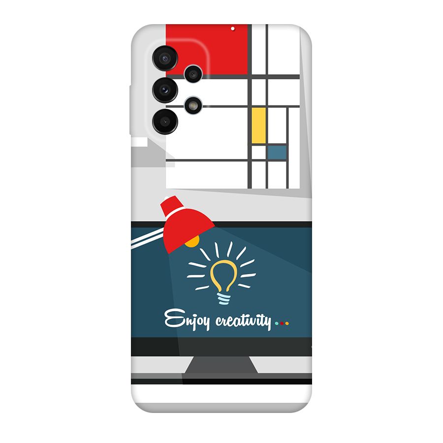 Creative Workspace Design Original Polycarbonate Back Case for Galaxy A23