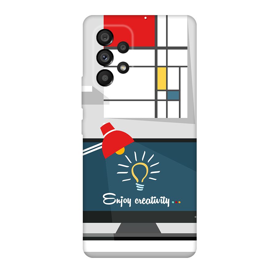 Creative Workspace Design Original Polycarbonate Back Case for Galaxy A53 5G