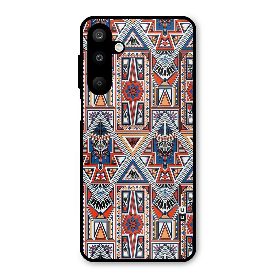 Creative Aztec Art Metal Back Case for Galaxy M16