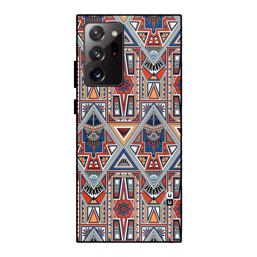 Creative Aztec Art Metal Back Case for Galaxy Note 20 Ultra