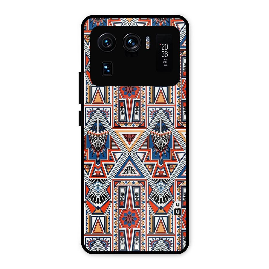 Creative Aztec Art Metal Back Case for Mi 11 Ultra