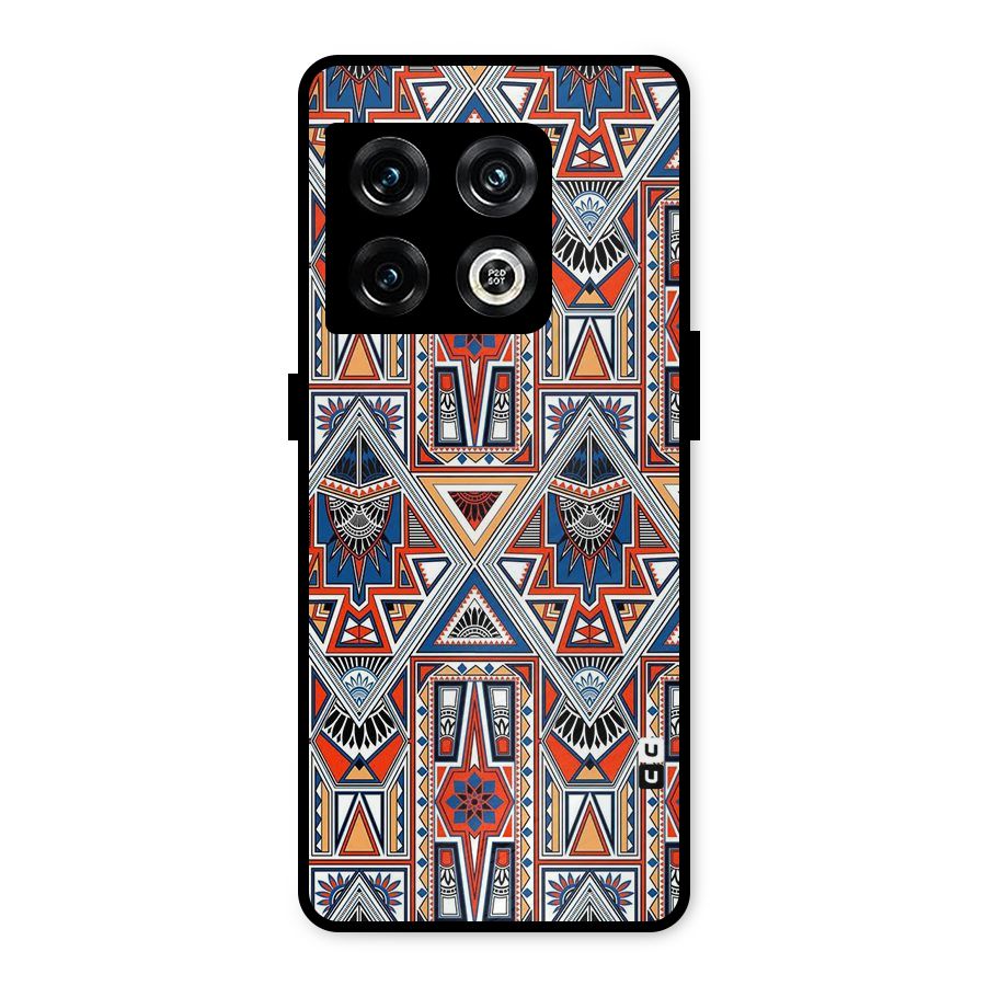 Creative Aztec Art Metal Back Case for OnePlus 10 Pro 5G