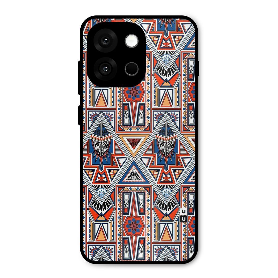 Creative Aztec Art Metal Back Case for OnePlus 13s