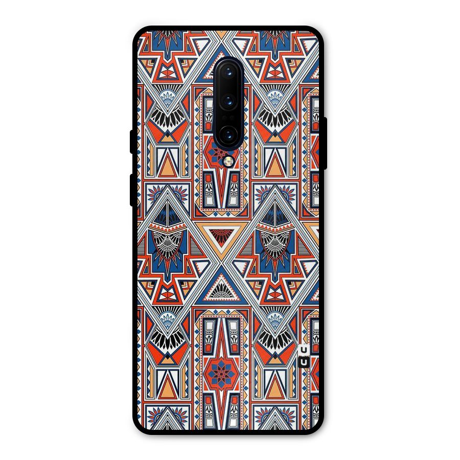 Creative Aztec Art Metal Back Case for OnePlus 7 Pro