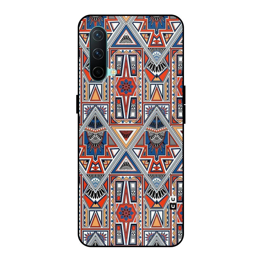 Creative Aztec Art Metal Back Case for OnePlus Nord CE 5G