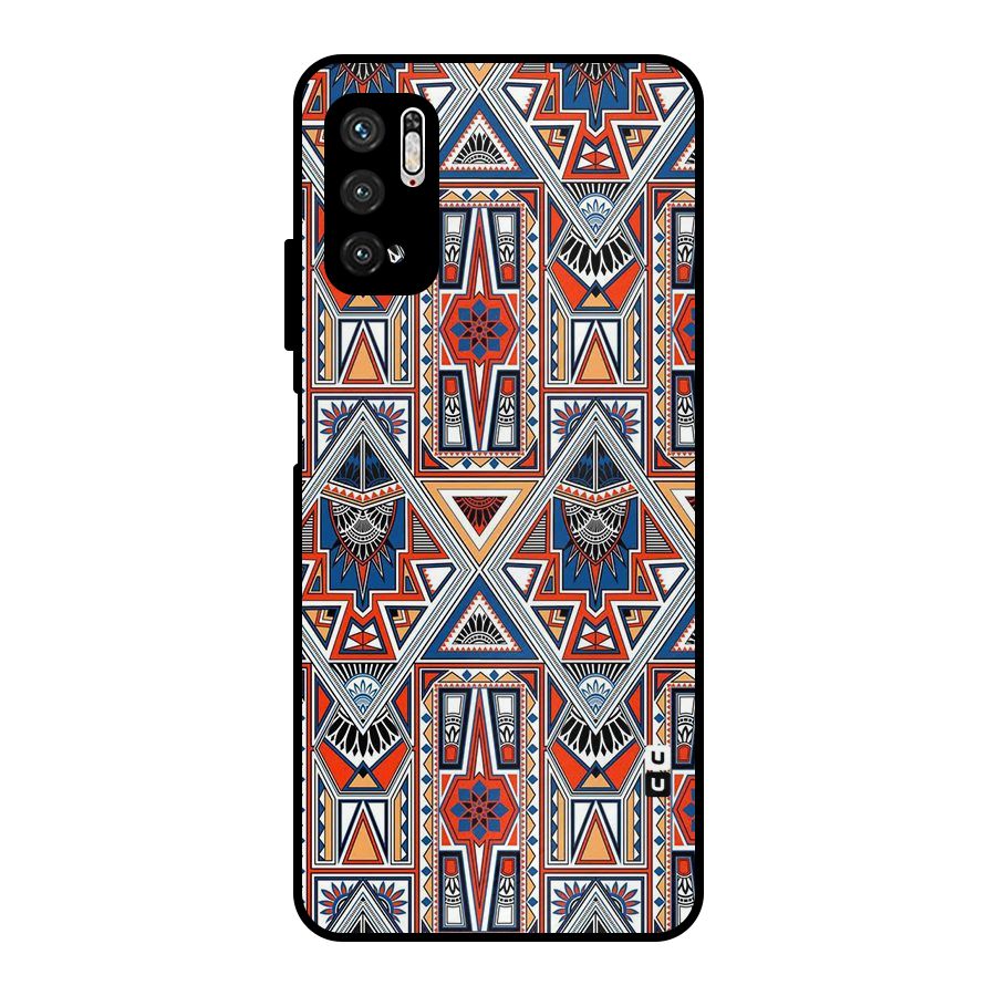 Creative Aztec Art Metal Back Case for Poco M3 Pro 5G