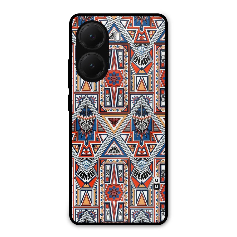 Creative Aztec Art Metal Back Case for Poco X7 Pro