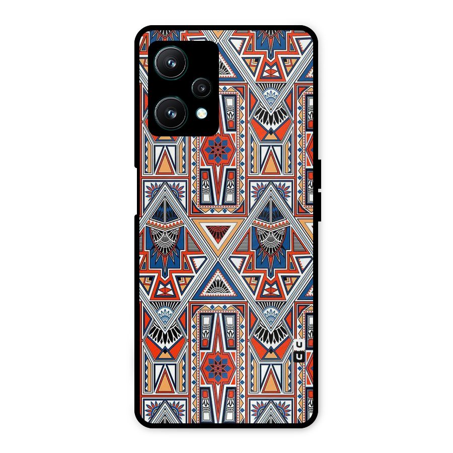 Creative Aztec Art Metal Back Case for Realme 9 Pro 5G