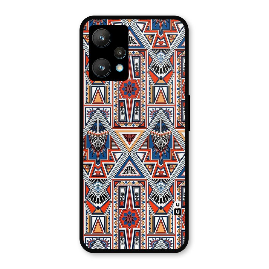Creative Aztec Art Metal Back Case for Realme 9 Pro Plus 5G