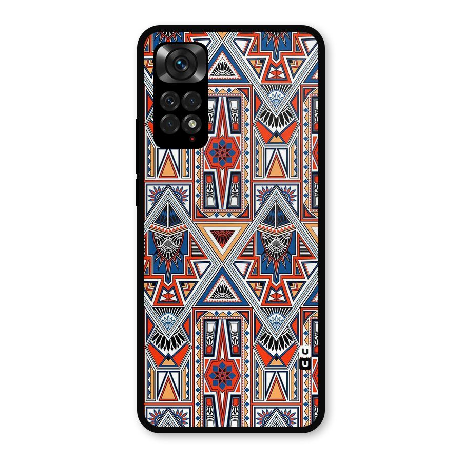 Creative Aztec Art Metal Back Case for Redmi Note 11s