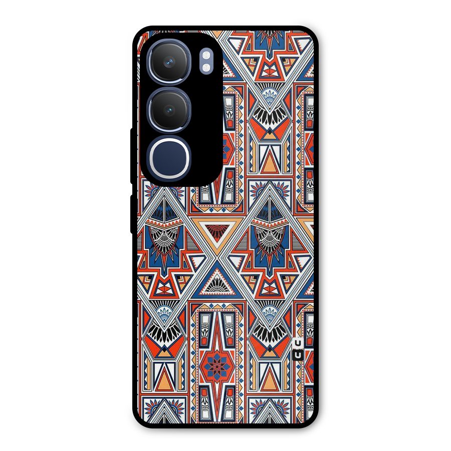 Creative Aztec Art Metal Back Case for Vivo Y29