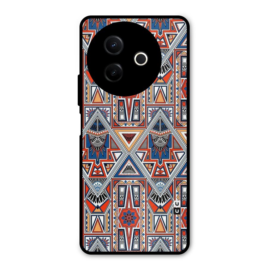 Creative Aztec Art Metal Back Case for Vivo Y39