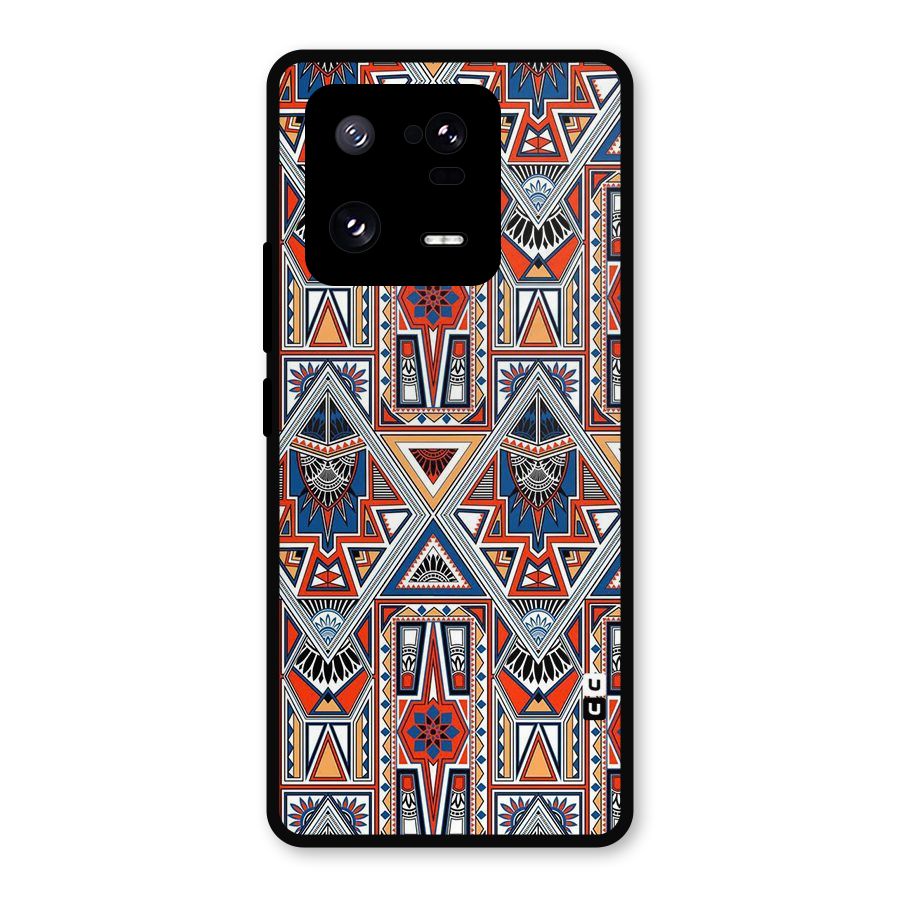 Creative Aztec Art Metal Back Case for Xiaomi 13 Pro