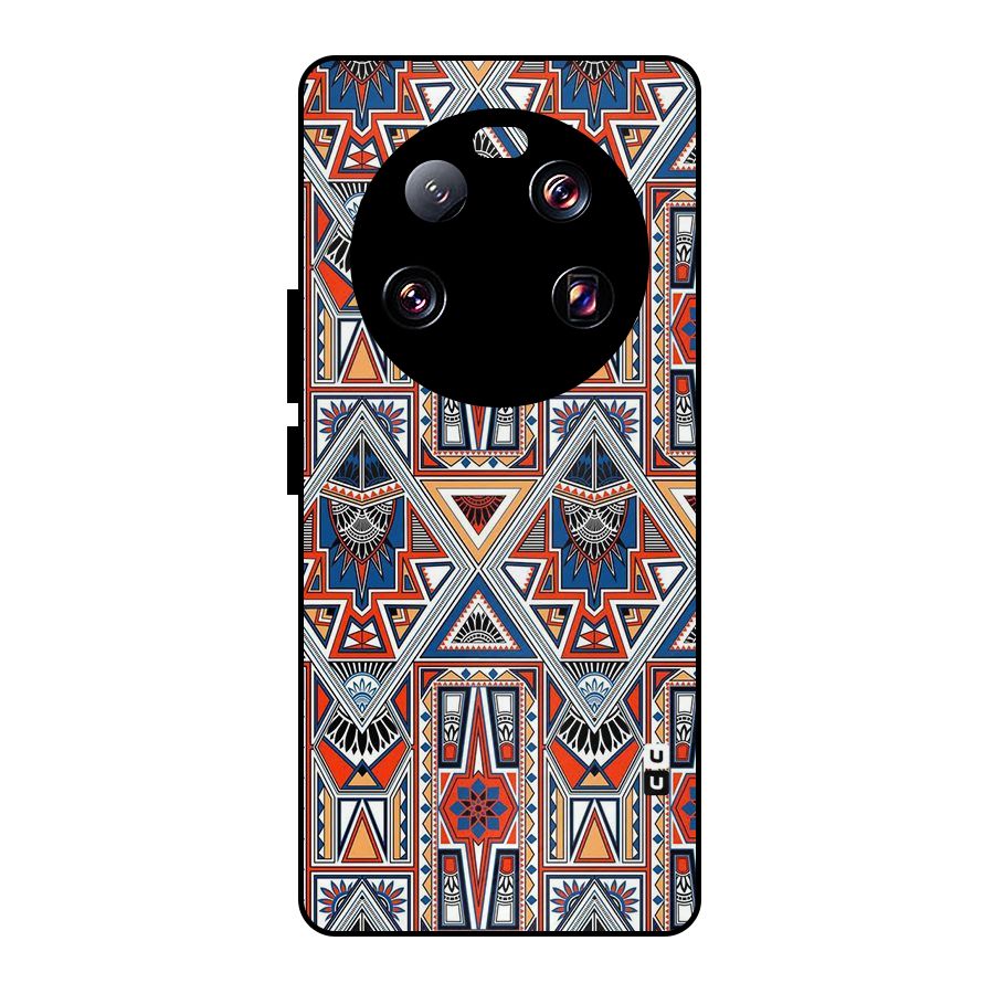 Creative Aztec Art Metal Back Case for Xiaomi 13 Ultra