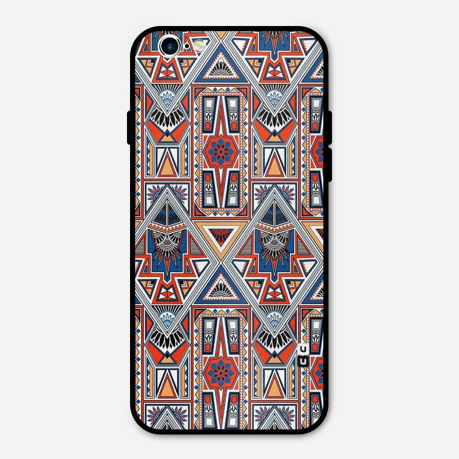 Creative Aztec Art Metal Back Case for iPhone 6 6s