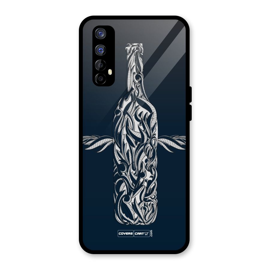 Creative Bottle Glass Back Case for Realme Narzo 20 Pro