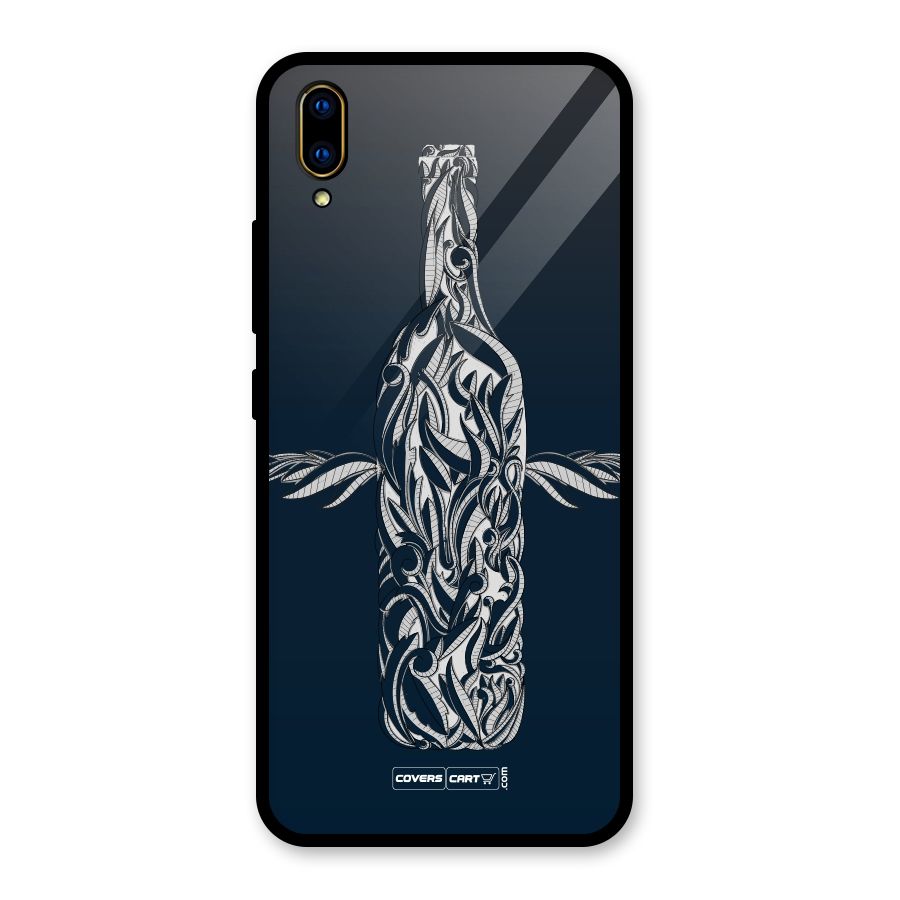 Creative Bottle Glass Back Case for Vivo V11 Pro