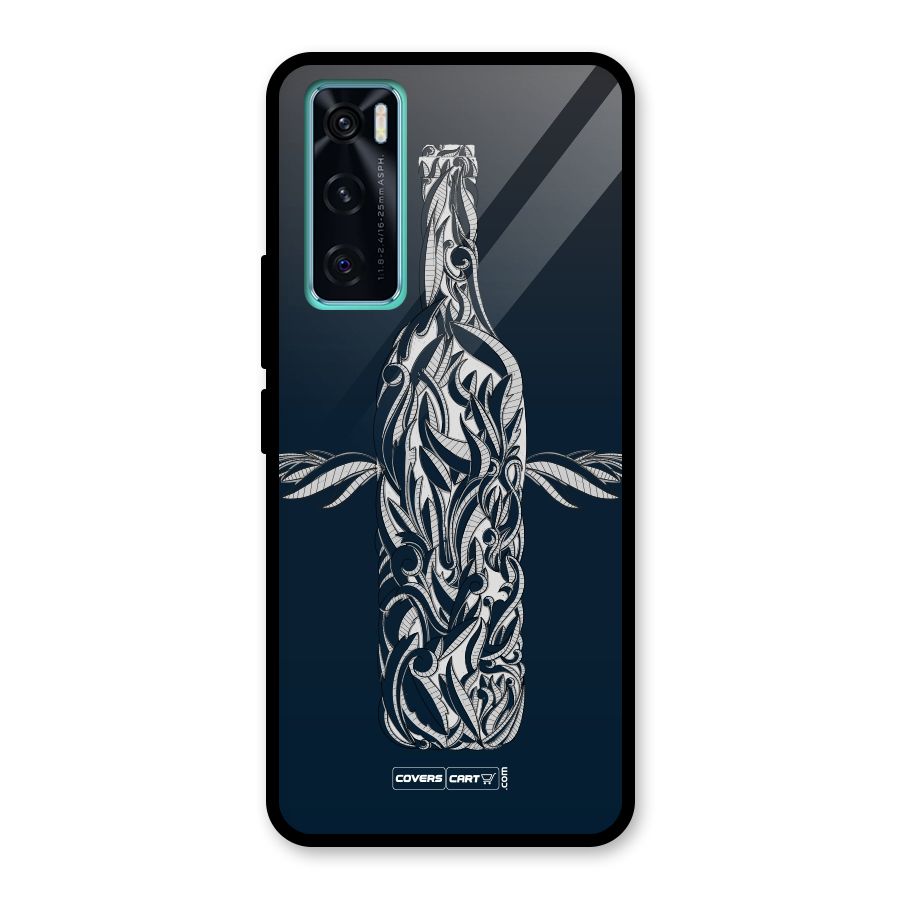 Creative Bottle Glass Back Case for Vivo V20 SE