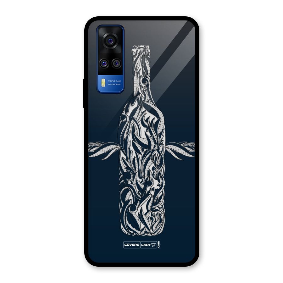Creative Bottle Glass Back Case for Vivo Y31