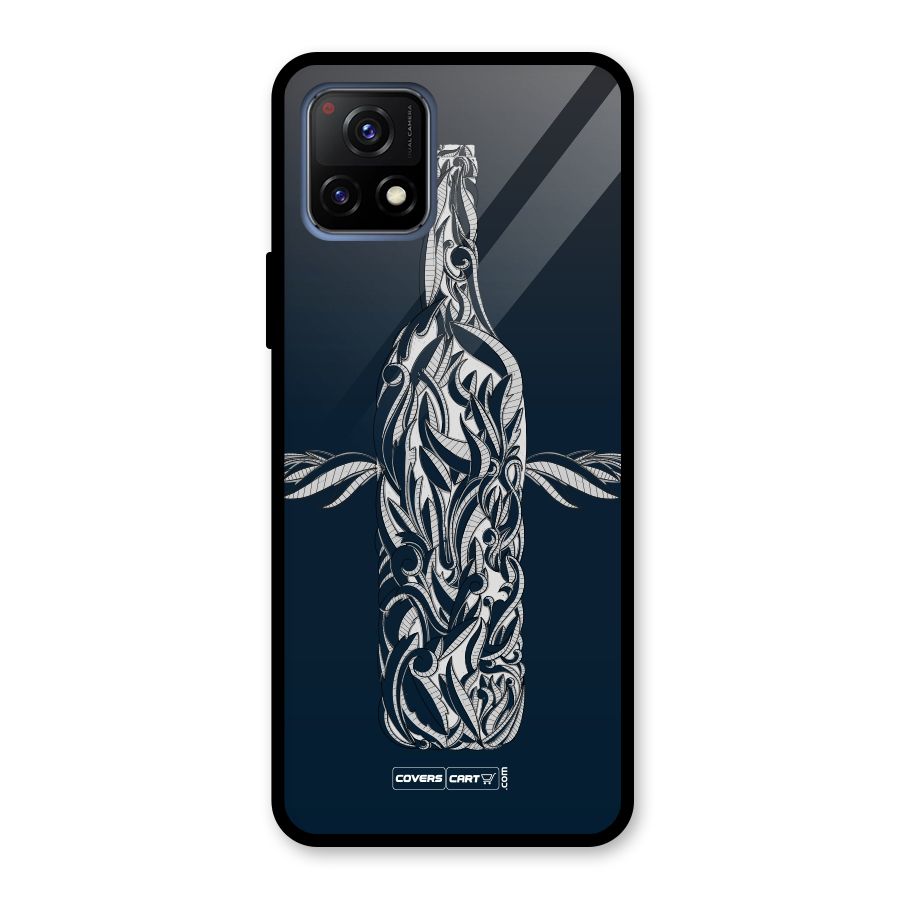 Creative Bottle Glass Back Case for Vivo Y72 5G