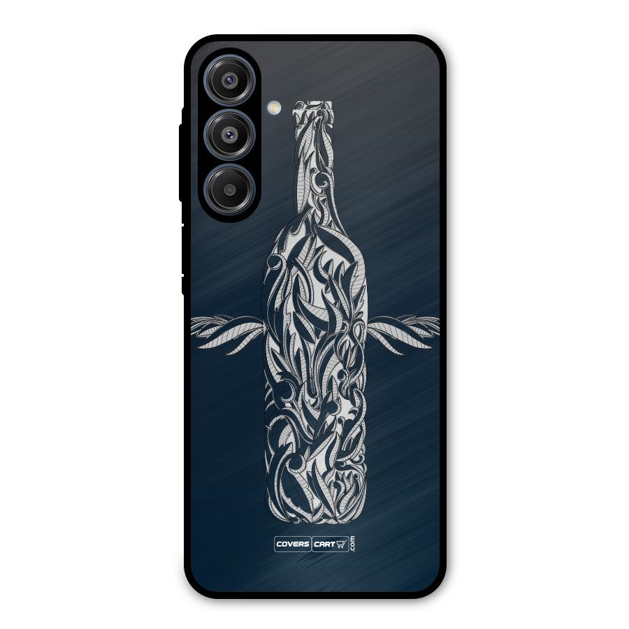 Creative Bottle Metal Back Case for Galaxy A16 5G
